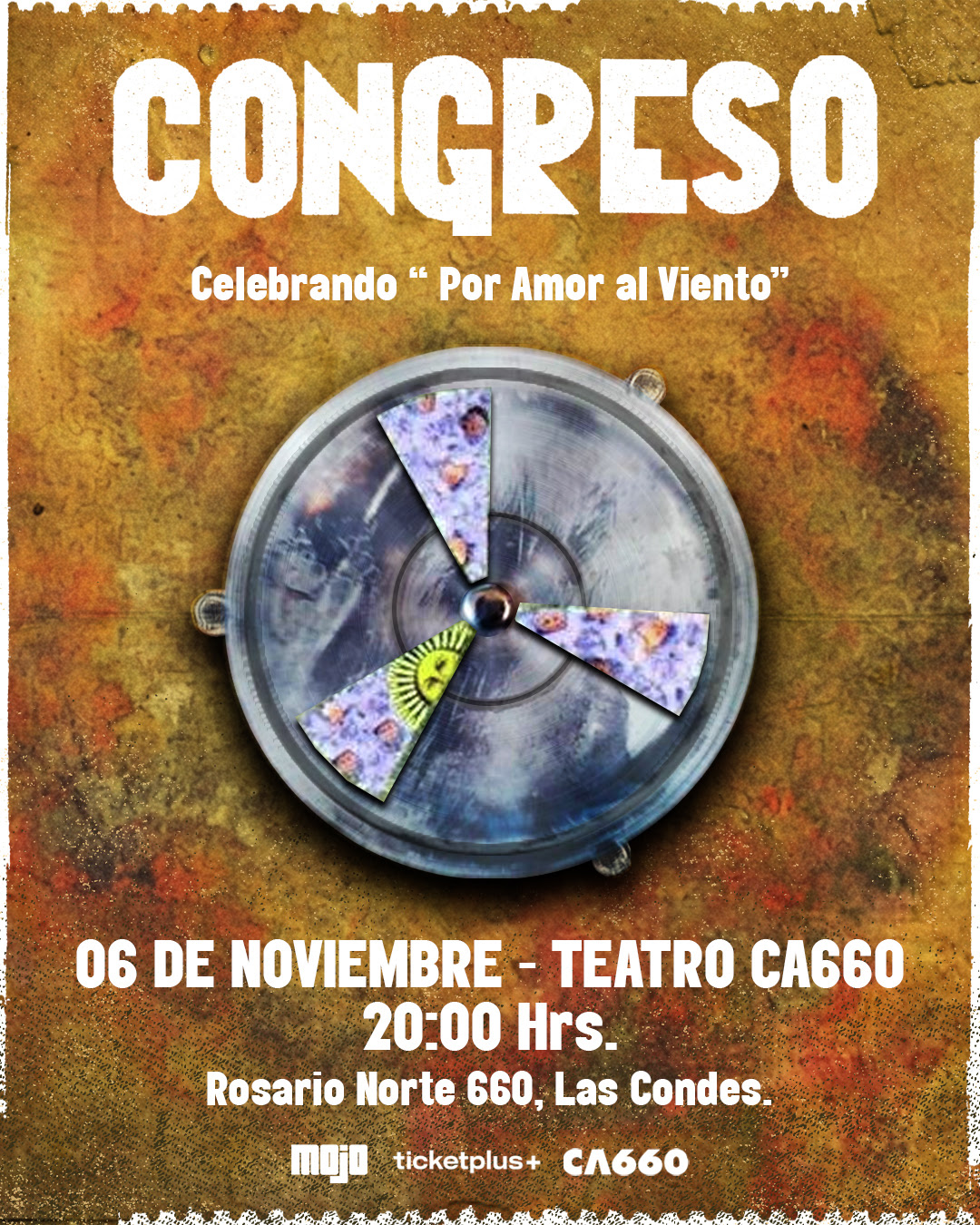 Congreso festejará en vivo su álbum ''Por Amor al Viento''